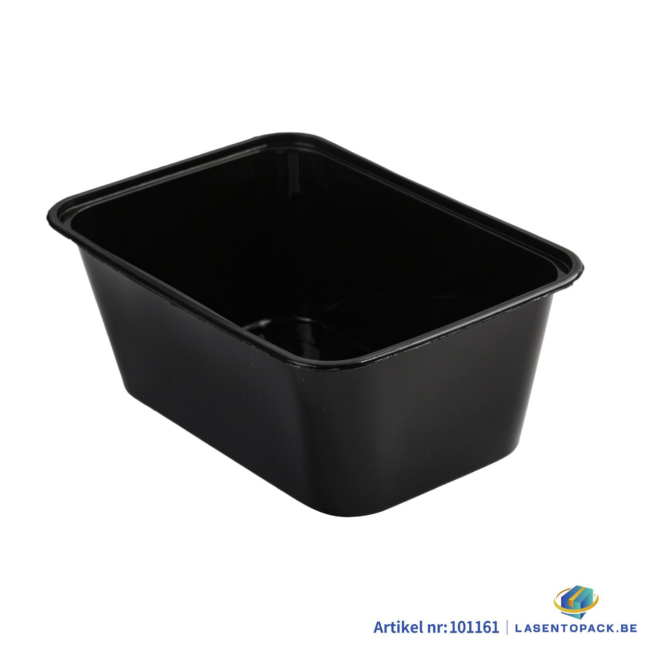 Maaltijdbak PP 1000ml zwart