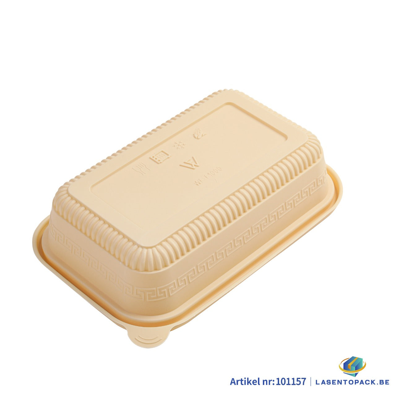 200x Maaltijdbak PP & Mais 800ml inclusief Deksel
