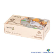 Witte Nitril Handschoenen – Maat Large – 100 stuks per doos