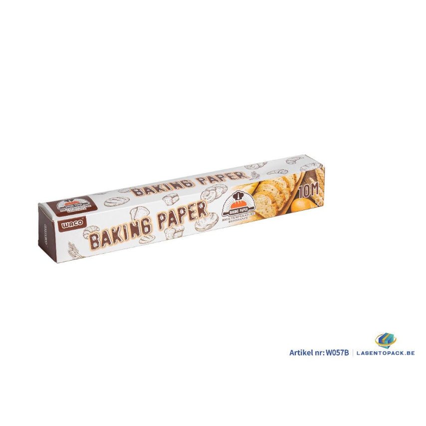 Rol bakpapier 10 meter x 30 cm hittebestendig en anti-aanbak voor bakken en grillen