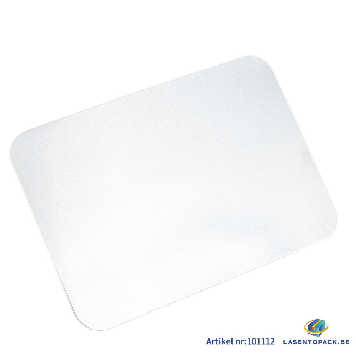 125x Deckel für Aluminiumbackblech 1000 ml – 203 x 140 mm