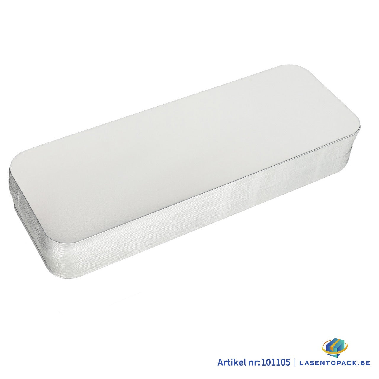 125x Deksel voor Aluminium Bak 1400 ml – 338 x 118 mm