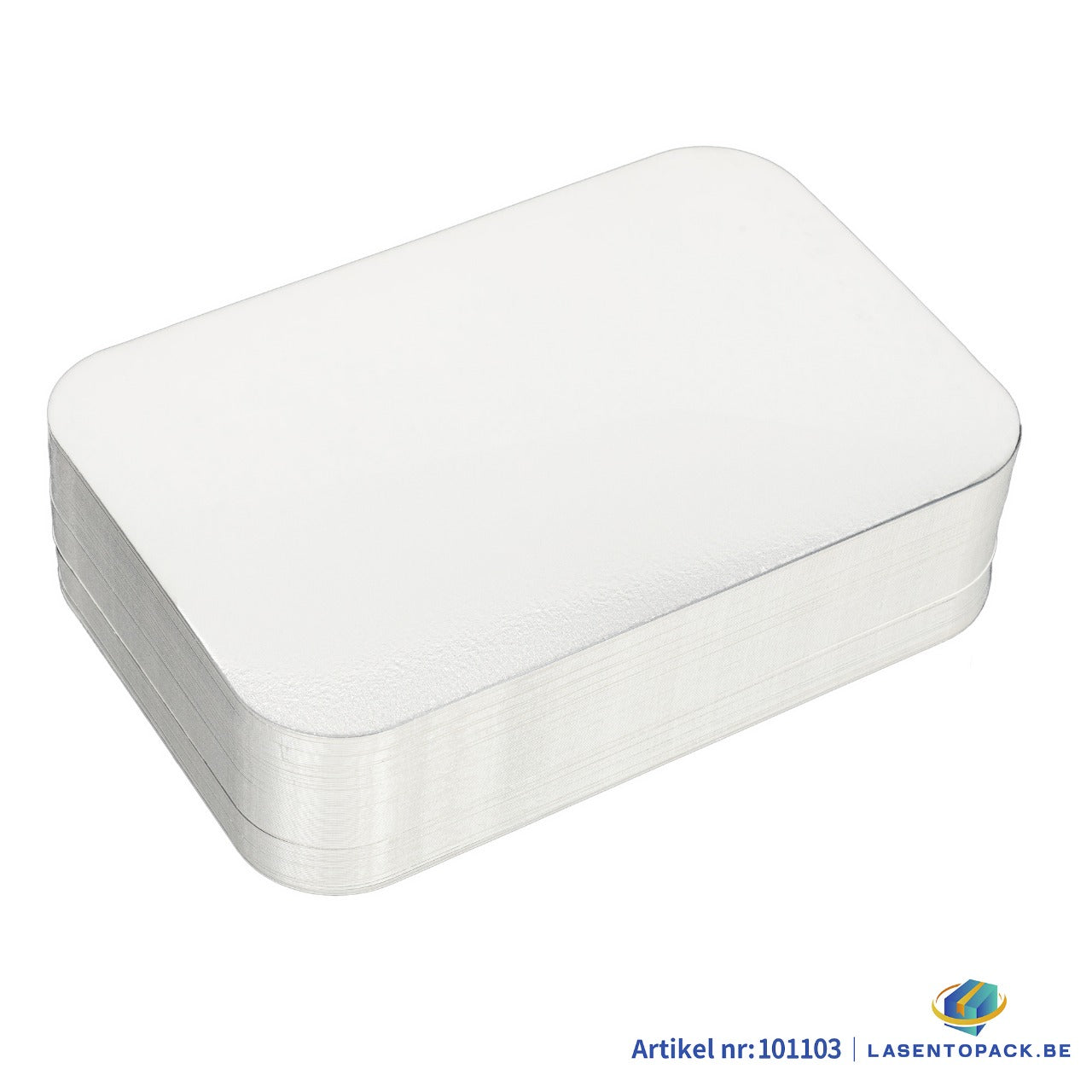 125x Deksel voor Aluminium Bak 850 ml  198 x 128 mm