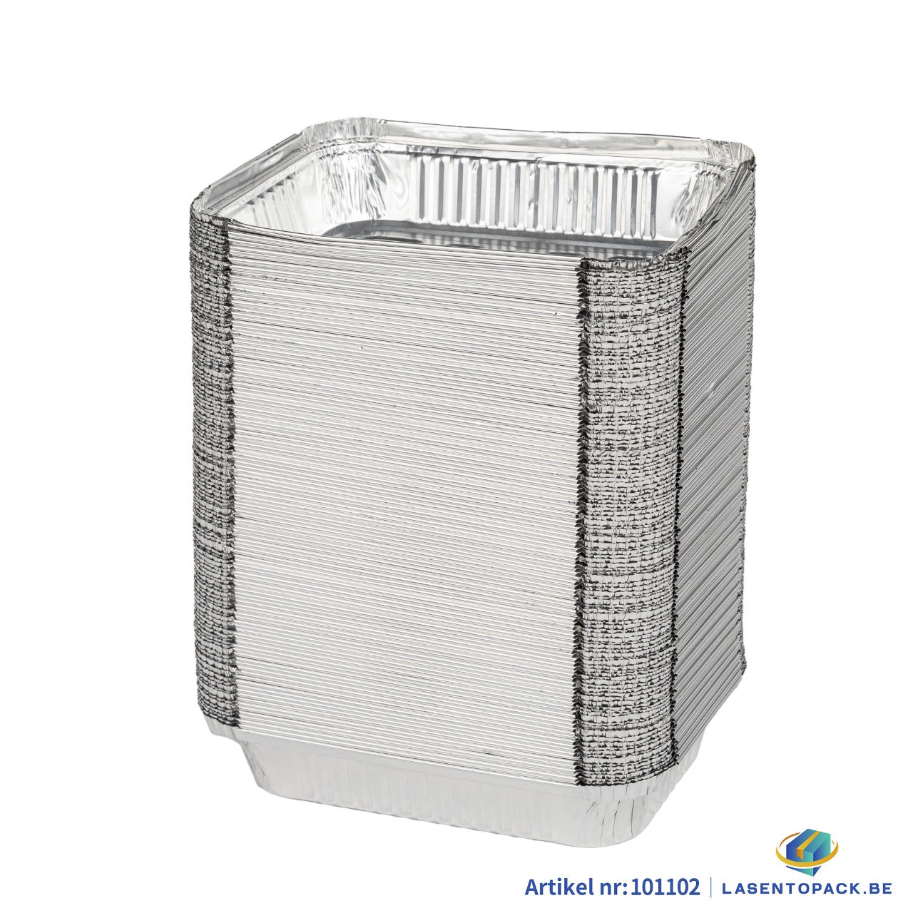 125x Aluminium bak 198x128x35mm 850ml
