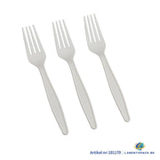 50x Herbruikbare Vork 180mm – Wit
