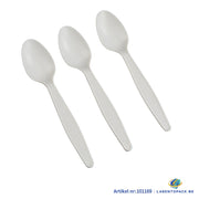 50x Herbruikbare Lepel 160mm – Wit