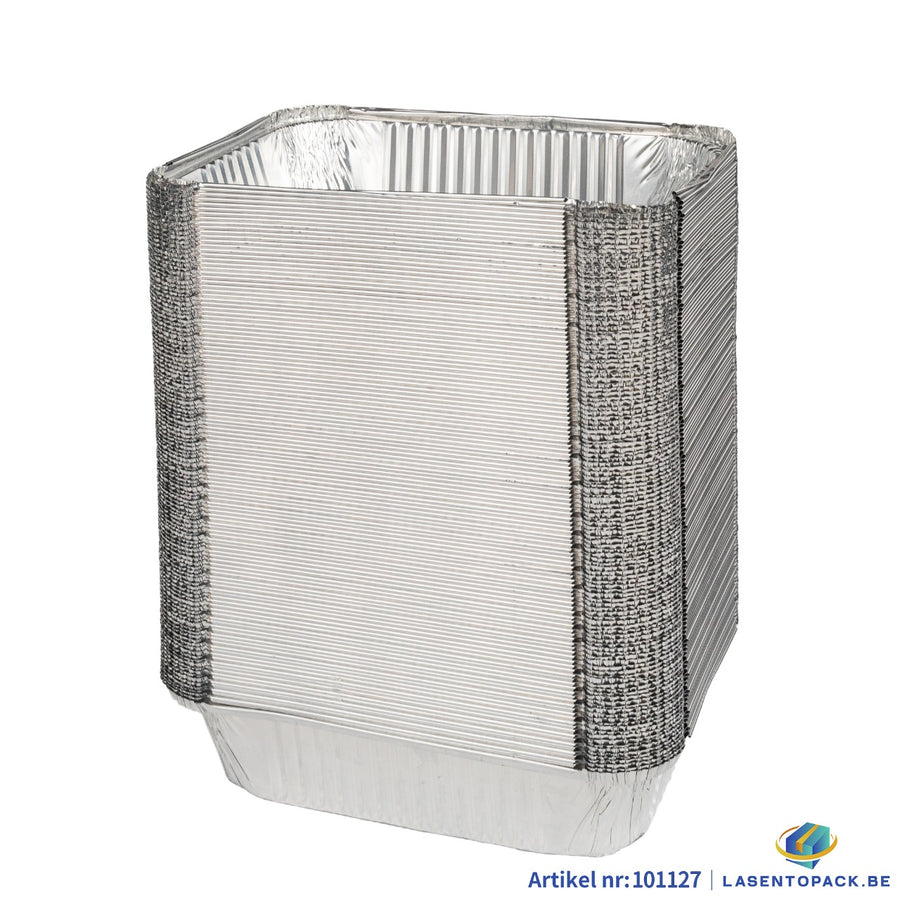 125x Aluminium Bak  1900ml   242 x 172 x 53 mm