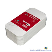 125x Deksel voor Aluminium Bak 650 ml – 182 x 93 mm