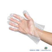 Plastic Handschoenen – Grof PE – Transparant – 100 stuks