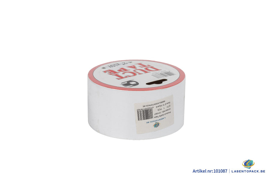 6x  Duct Tape / Gaffa Tape Wit – 5 cm x 9,1 m  (2 inch x 10 yards)