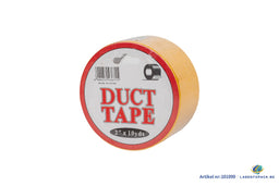 6x  Duct Tape / Gaffa Tape Geel – 5 cm x 9,1 m  (2 inch x 10 yards)