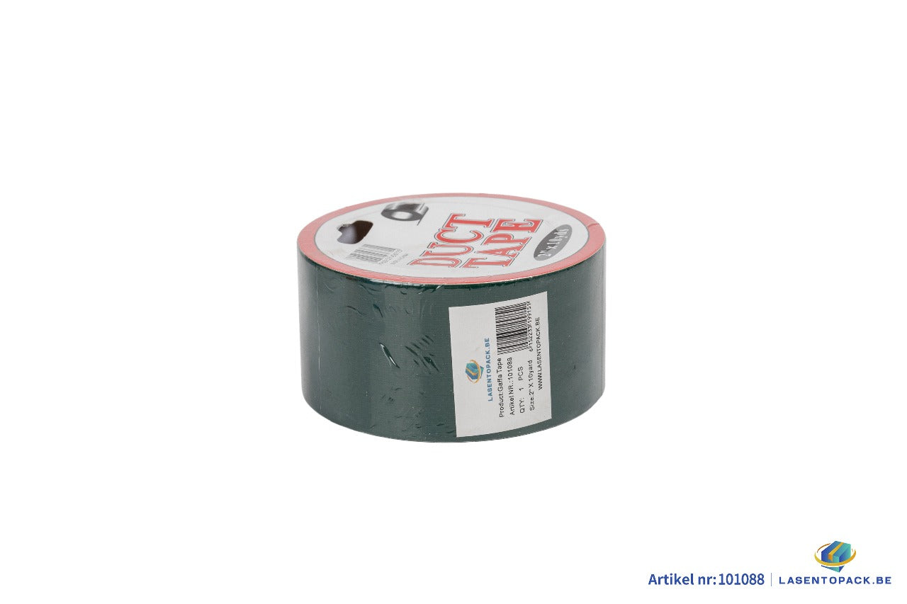6x  Duct Tape / Gaffa Tape Groen – 5 cm x 9,1 m  (2 inch x 10 yards)