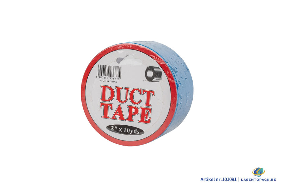 6x  Duct Tape / Gaffa Tape Blauw – 5 cm x 9,1 m  (2 inch x 10 yards)