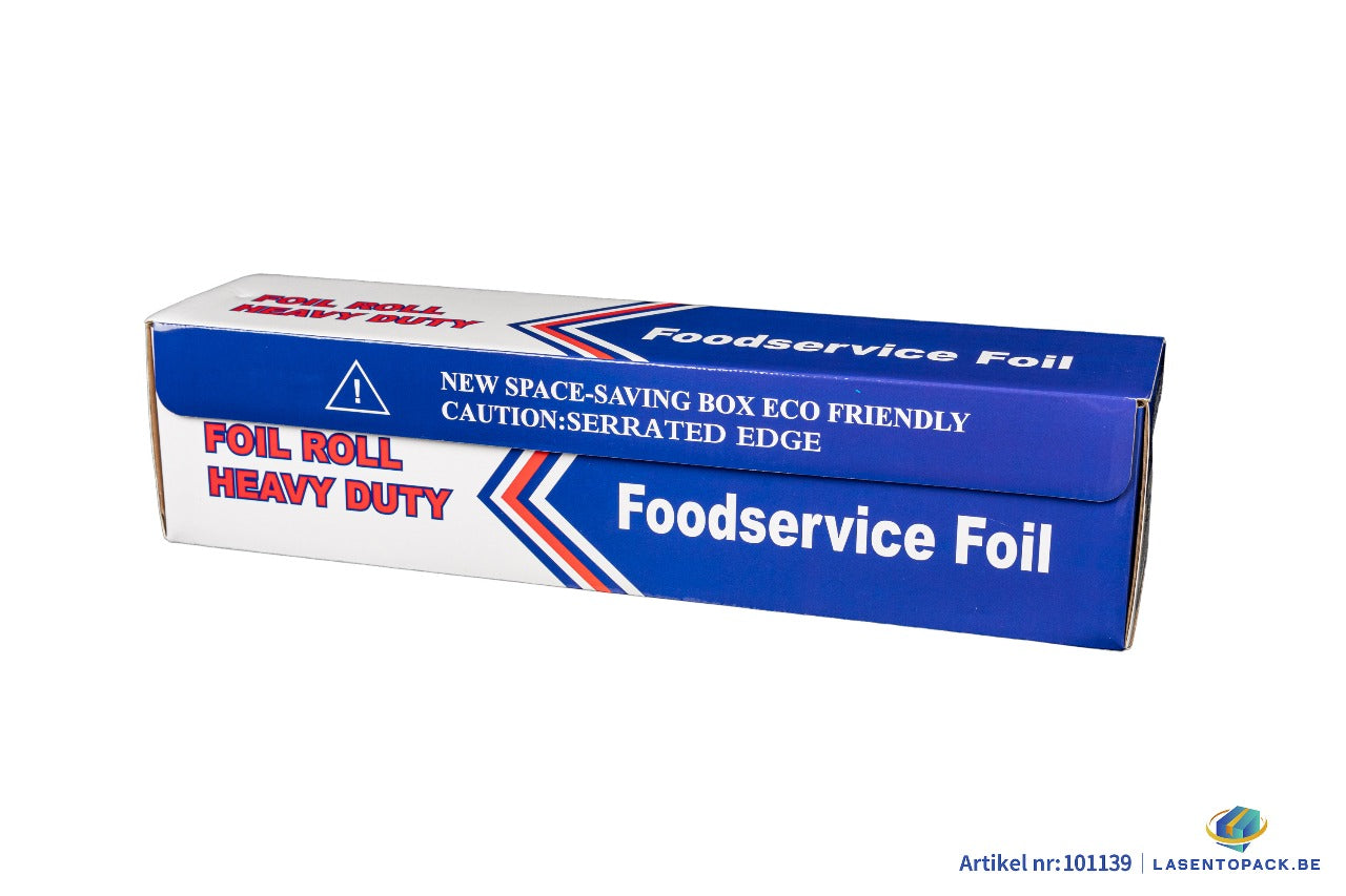 Aluminiumfolie 38 cm x 200 meter dikte 12 µm