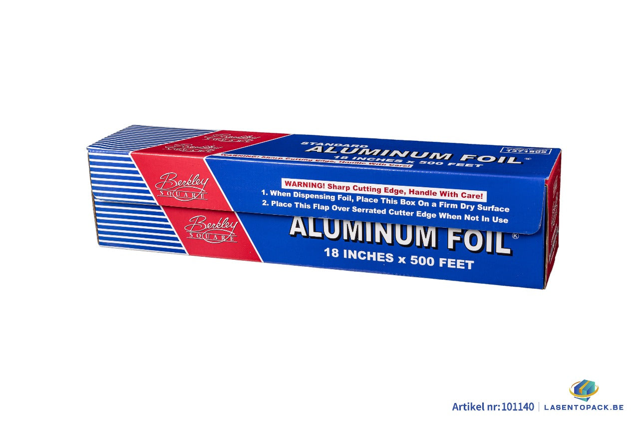 Aluminiumfolie 45 cm x 150 meter dikte 14 µm