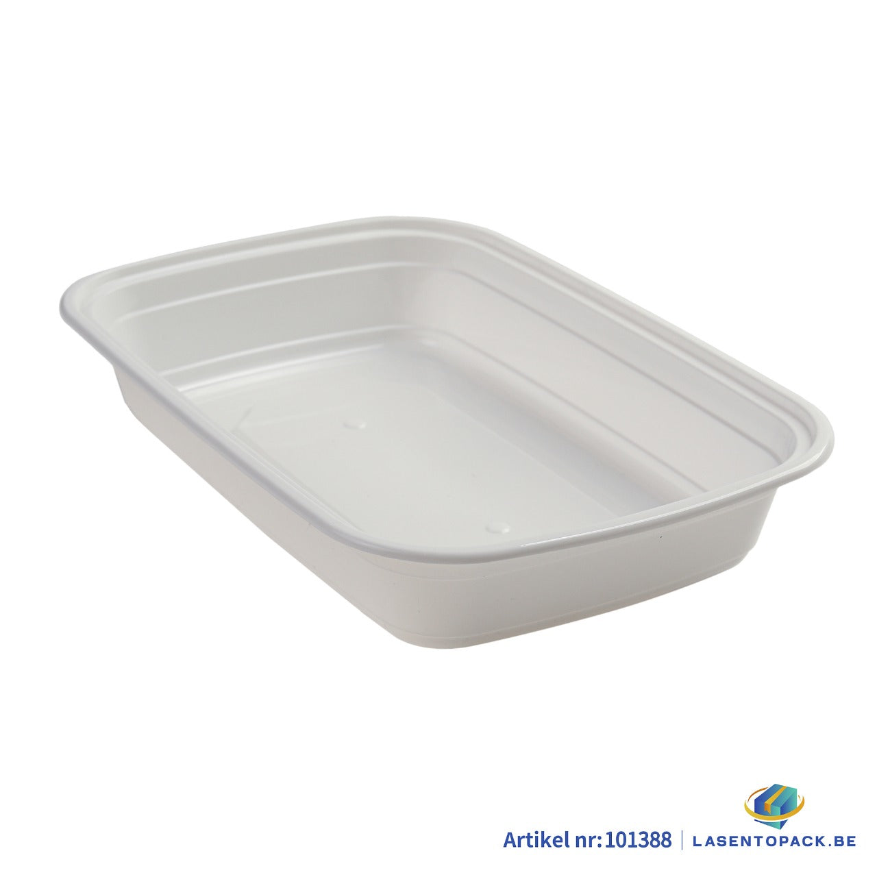 150x Maaltijdbak PP 910ml met Deksel – Wit | Stevig en Herbruikbaar (Set)