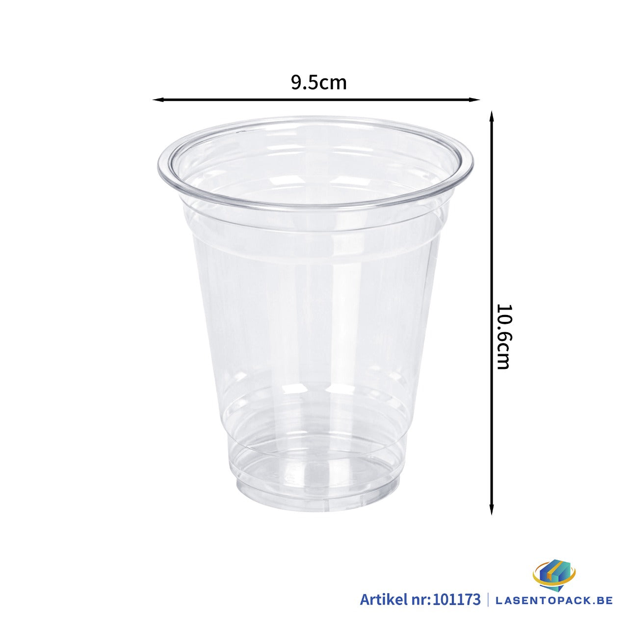 1000x Sap en Smoothie Beker 360ml 95mm RPET 12oz