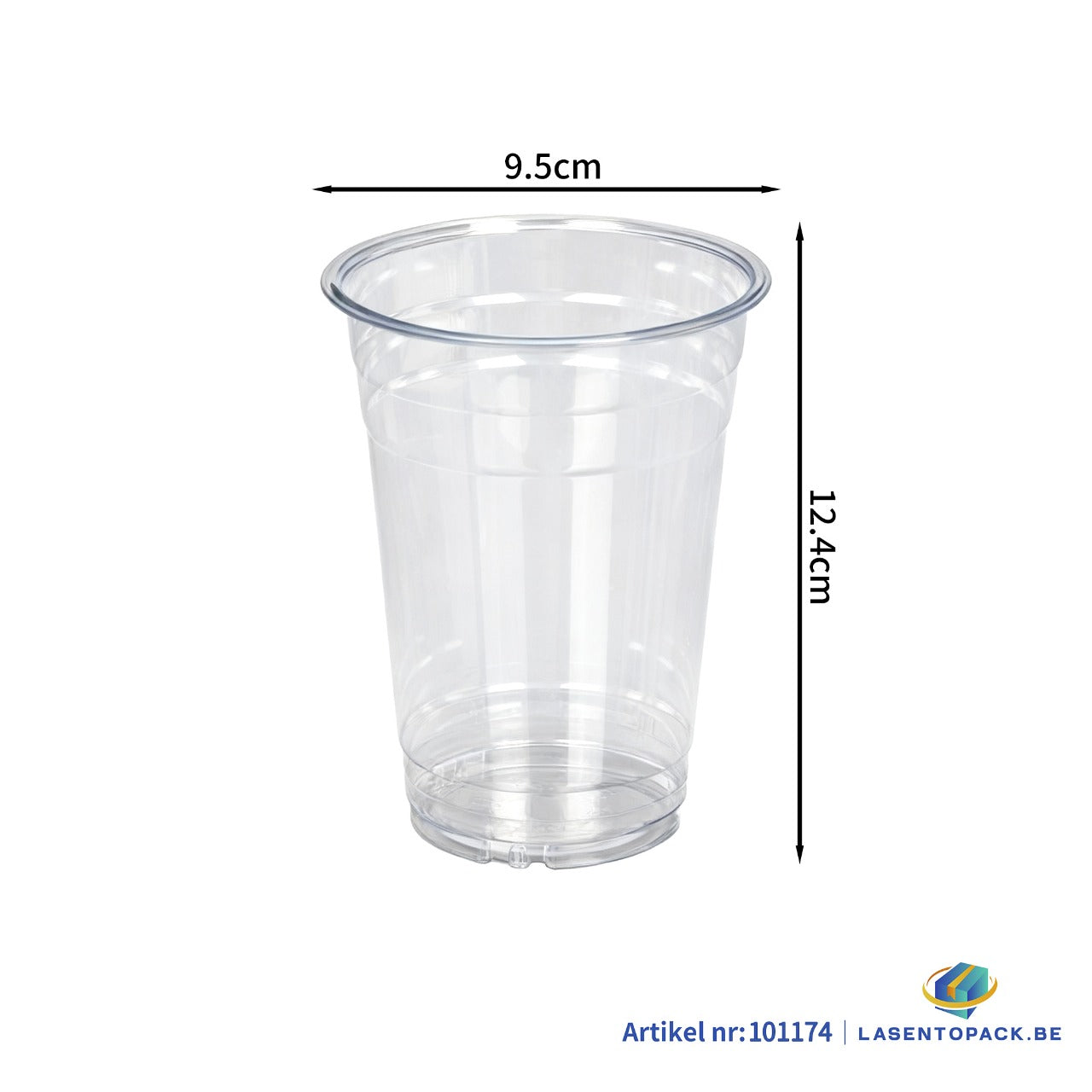 1000x Sap en Smoothie Beker 500ml 95mm RPET 16oz