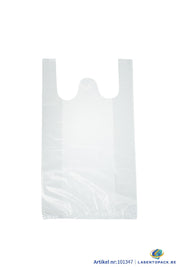 500x Hemddraagtas - 27cm x 48cm - Transparant