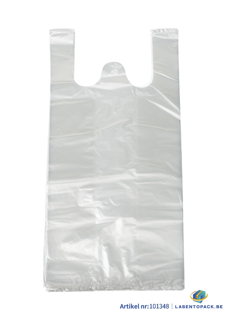 500x Hemddraagtas - 30cm x 60cm - Transparant