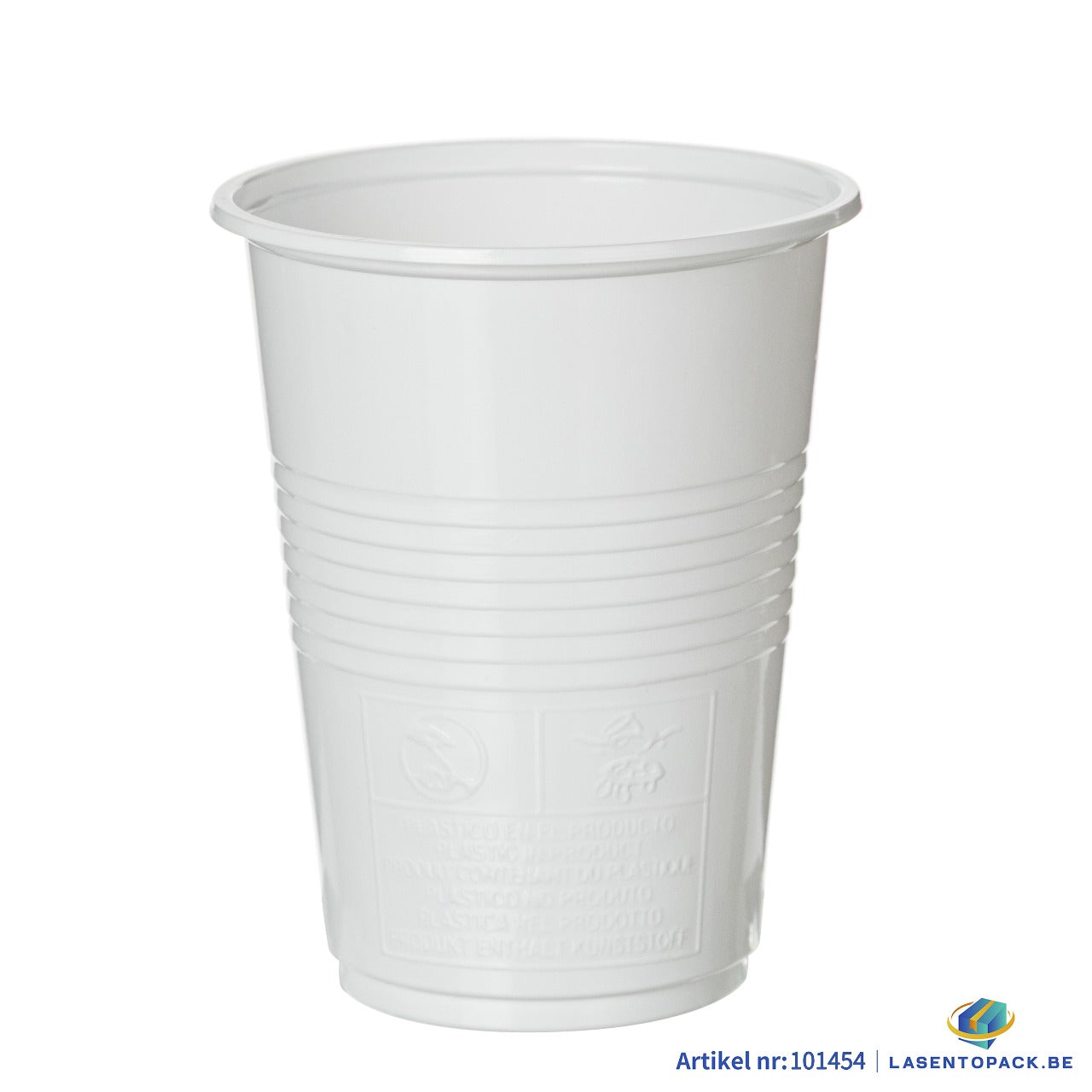 Disposable waterglazen wit 20cl (2000 stuks)