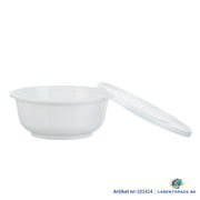 450x Asian Soep- of Pokébowl + Deksel – 360 ml (12 oz) – Wit – Herbruikbaar PP Ø120 mm