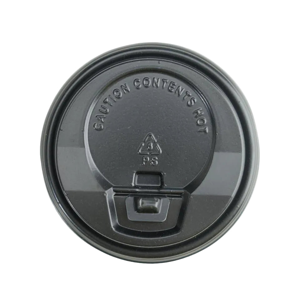 Kaffeebeker-Deksels schwarz Ø61mm 4 Oz - 1000 Stück