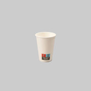 1000 witte kartonnen koffiebekers 230cc FSC Mix, stevig en lekbestendig voor warme dranken