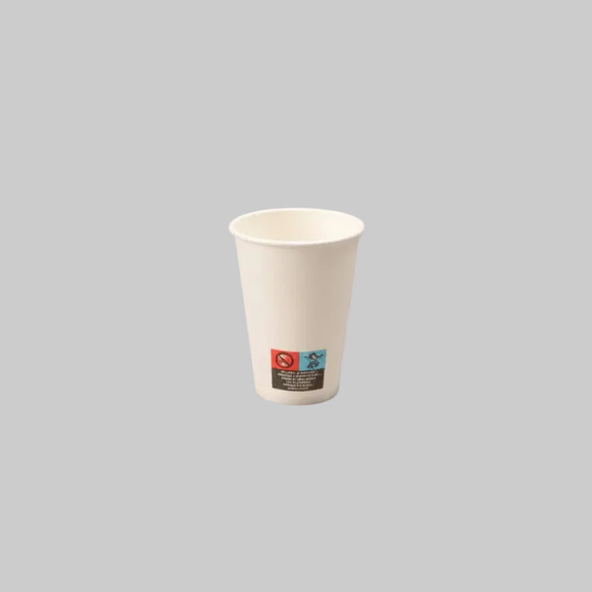 1000 witte kartonnen koffiebekers 230cc FSC Mix, stevig en lekbestendig voor warme dranken