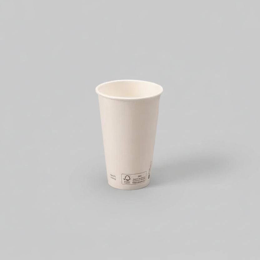 1000 witte kartonnen koffiebekers 450cc 16oz FSC mix voor warme dranken