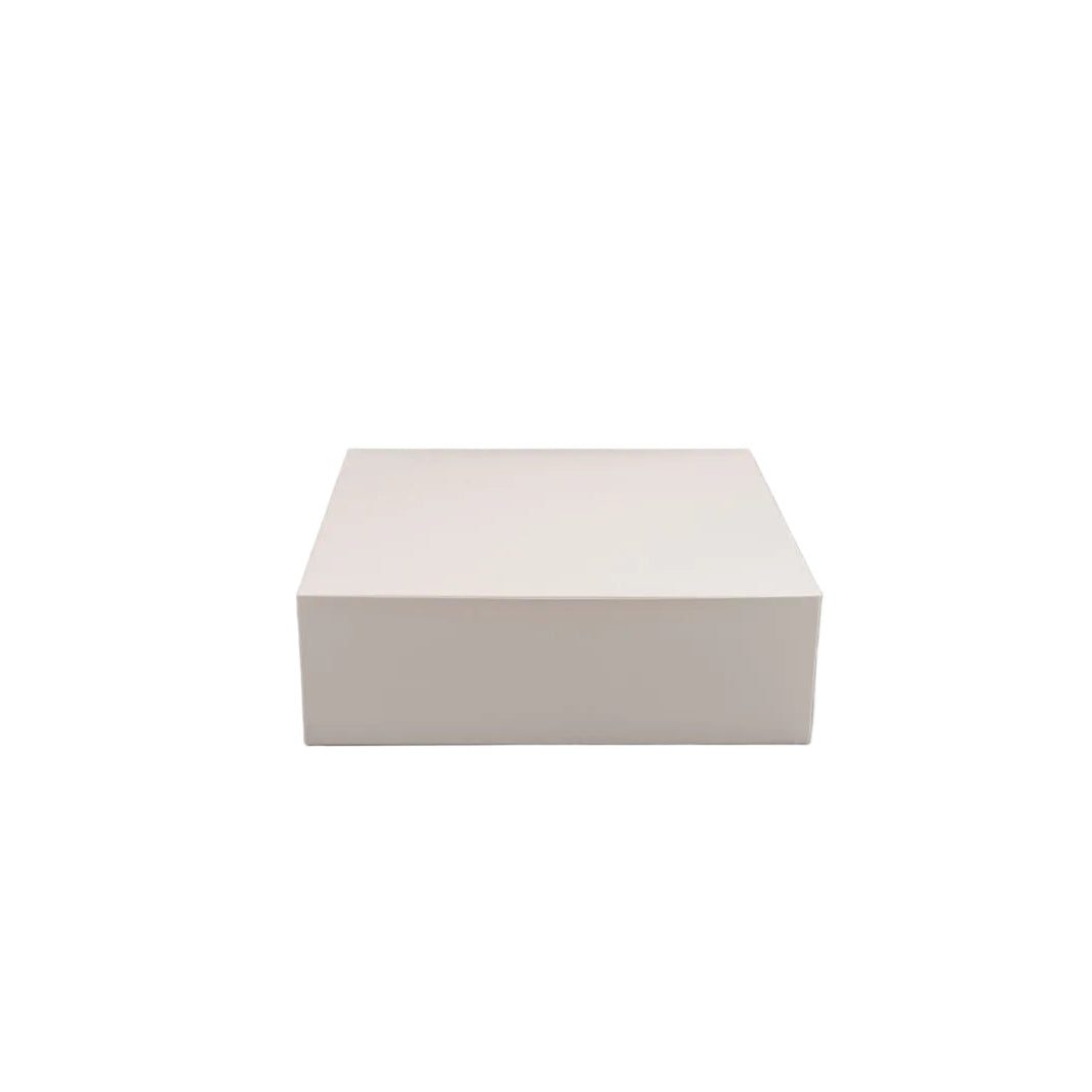 100-pack Gebaksdoos Karton cake boxes 25x25x8 cm recyclable cardboard with separate lid and base