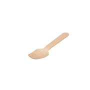 Stack of 1000 FSC certified wooden ijslepel 95mm biodegradable eco-friendly scoops for serving ice and desserts