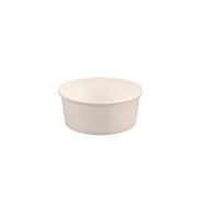300x witte Salade Poke Bowl 750ml Ø150mm van karton met PE-coating, vet- en waterbestendig voor koude en warme gerechten