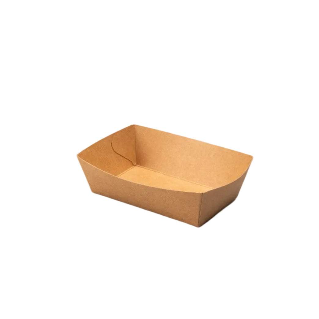 400 eco-friendly kraft Frietbakjes cardboard snack containers for fries and small snacks