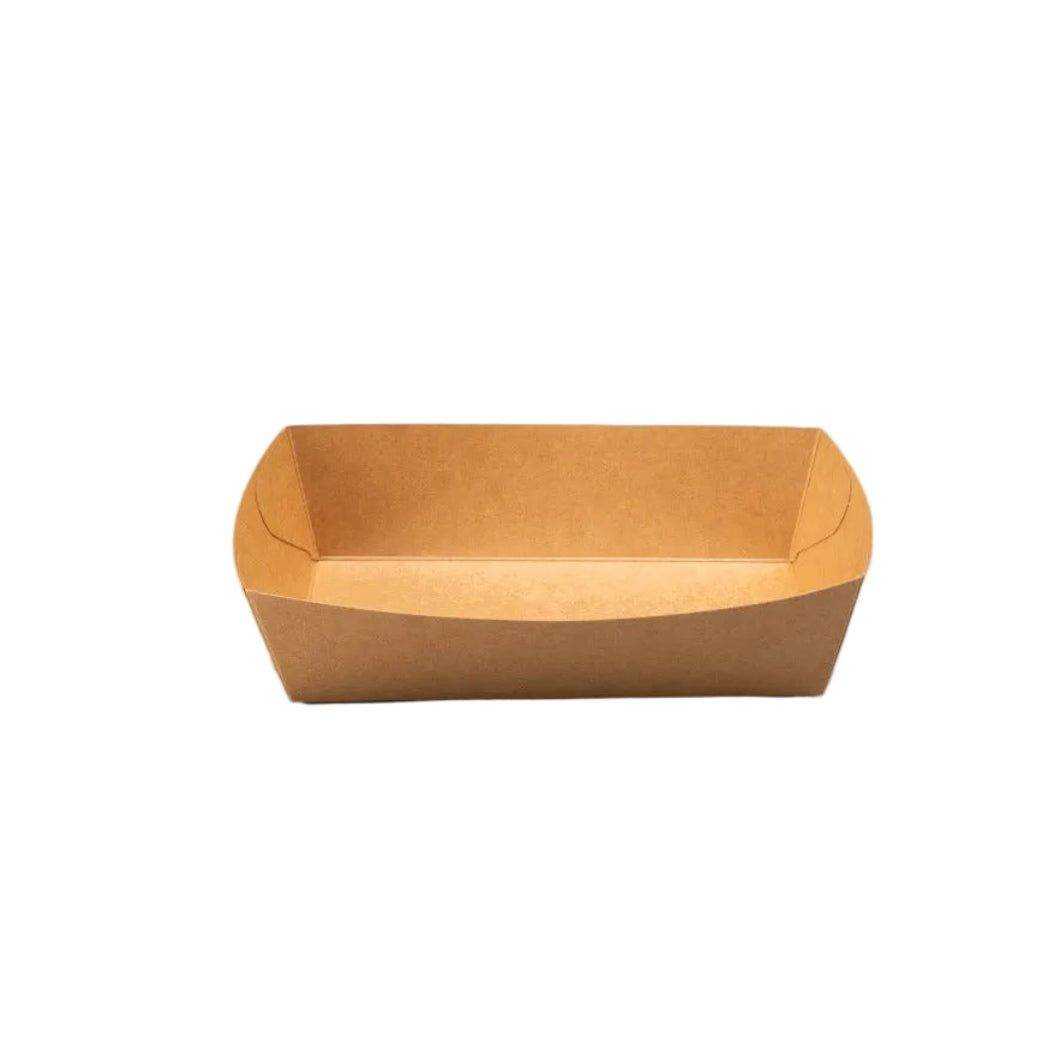400 kraft paper Frietbakjes A14 snack containers for large fries servings