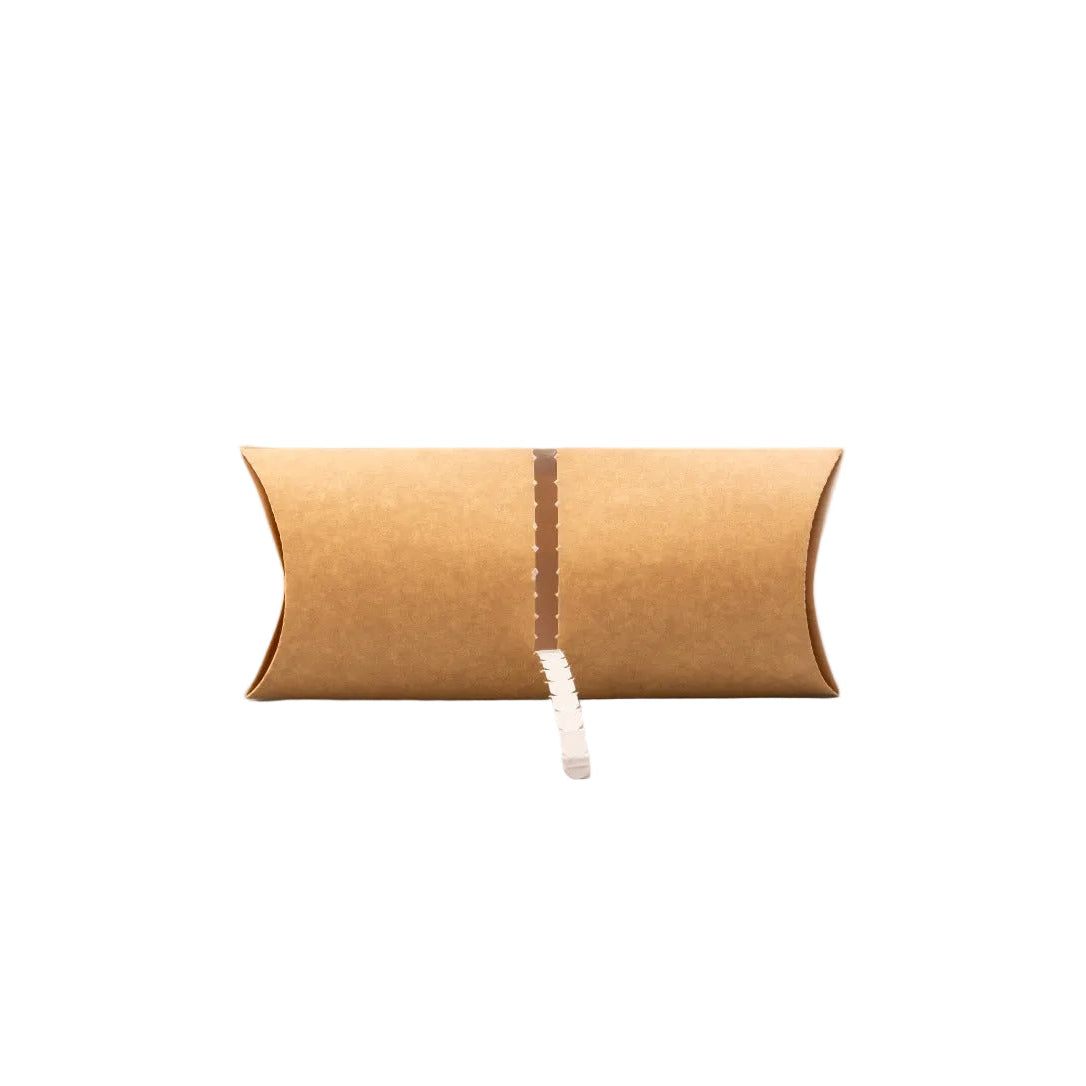 Biodegradable kraft wrap & burrito box with white interior for sustainable food packaging