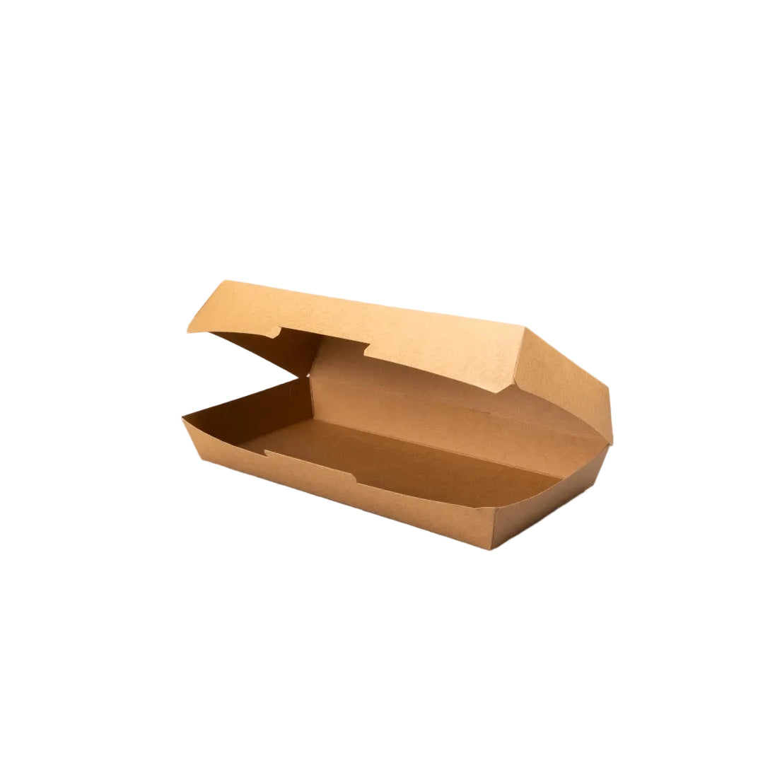 300 Paninibox kartonnen baguette dozen 26,5x12,2x7cm FSC-gecertificeerd voor horeca en takeaway