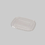 300 transparent PET deksel for 172mm meal trays in bulk pack of 300, compatible with 500-1000ml containers