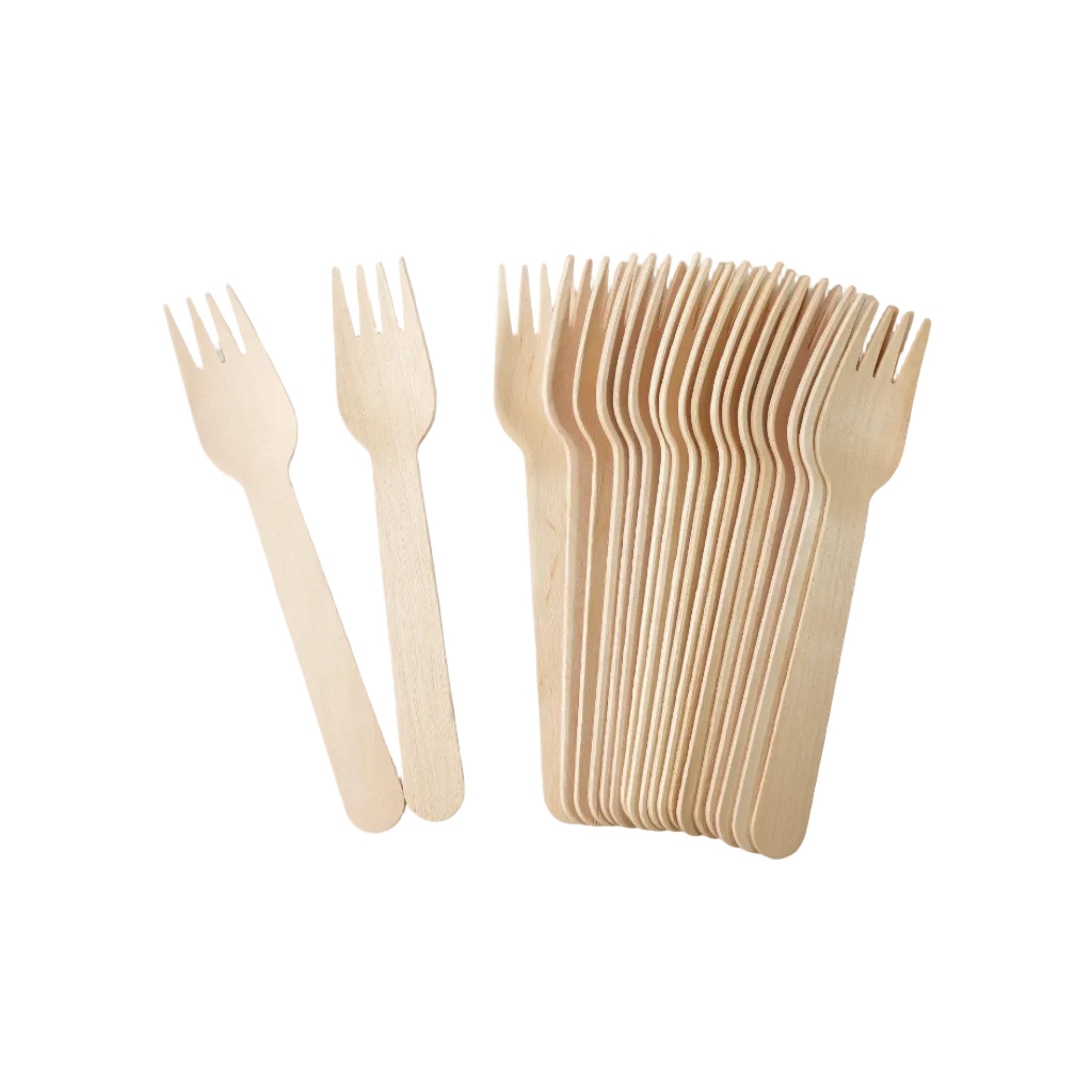 1000x Houten Vork 160mm 100% FSC Biologisch