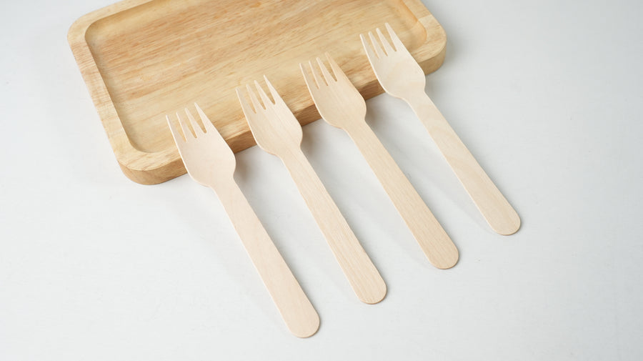 1000x Houten Vork 160mm 100% FSC Biologisch