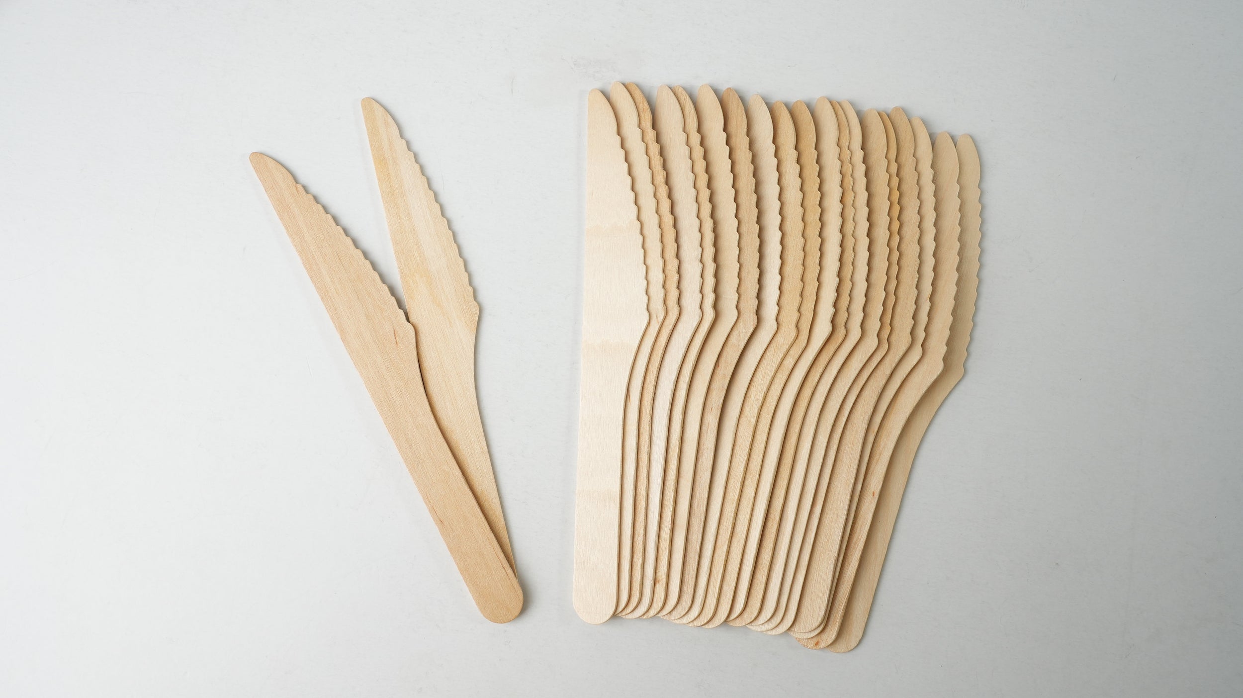 1000x Houten Mes 160mm 100% FSC Biologisch