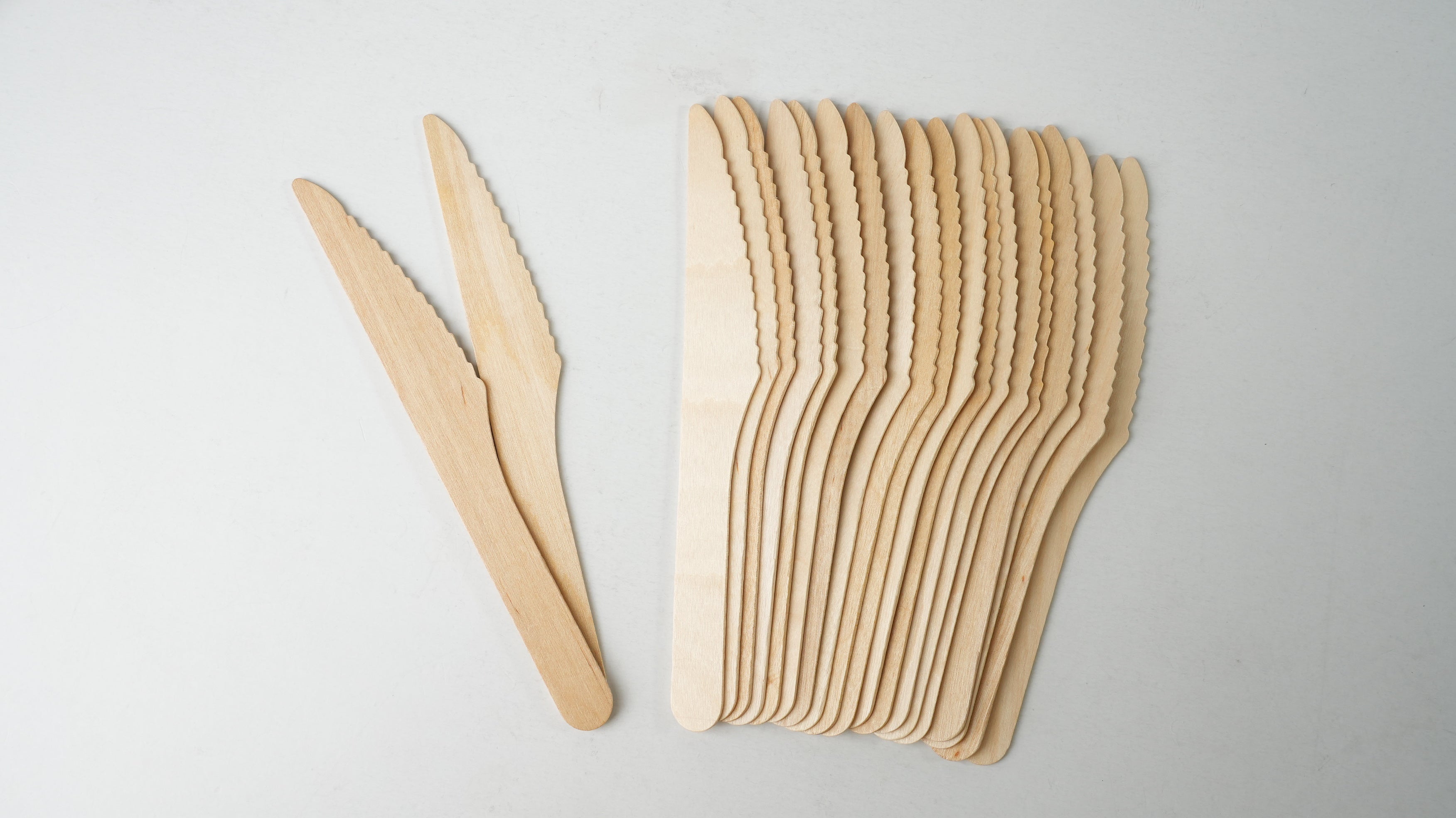 1000x Houten Mes 160mm 100% FSC Biologisch