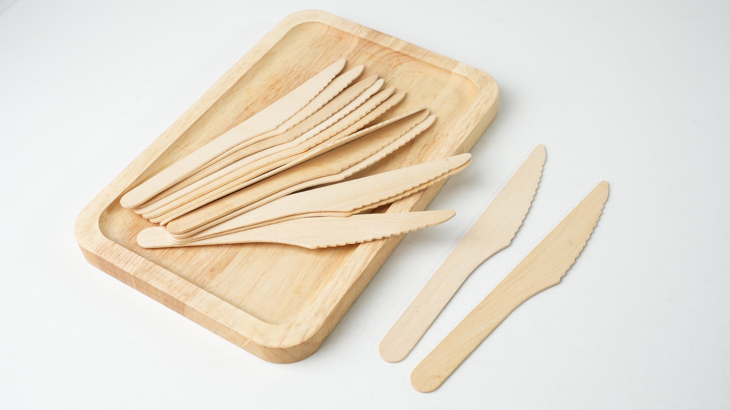 1000x Houten Mes 160mm 100% FSC Biologisch