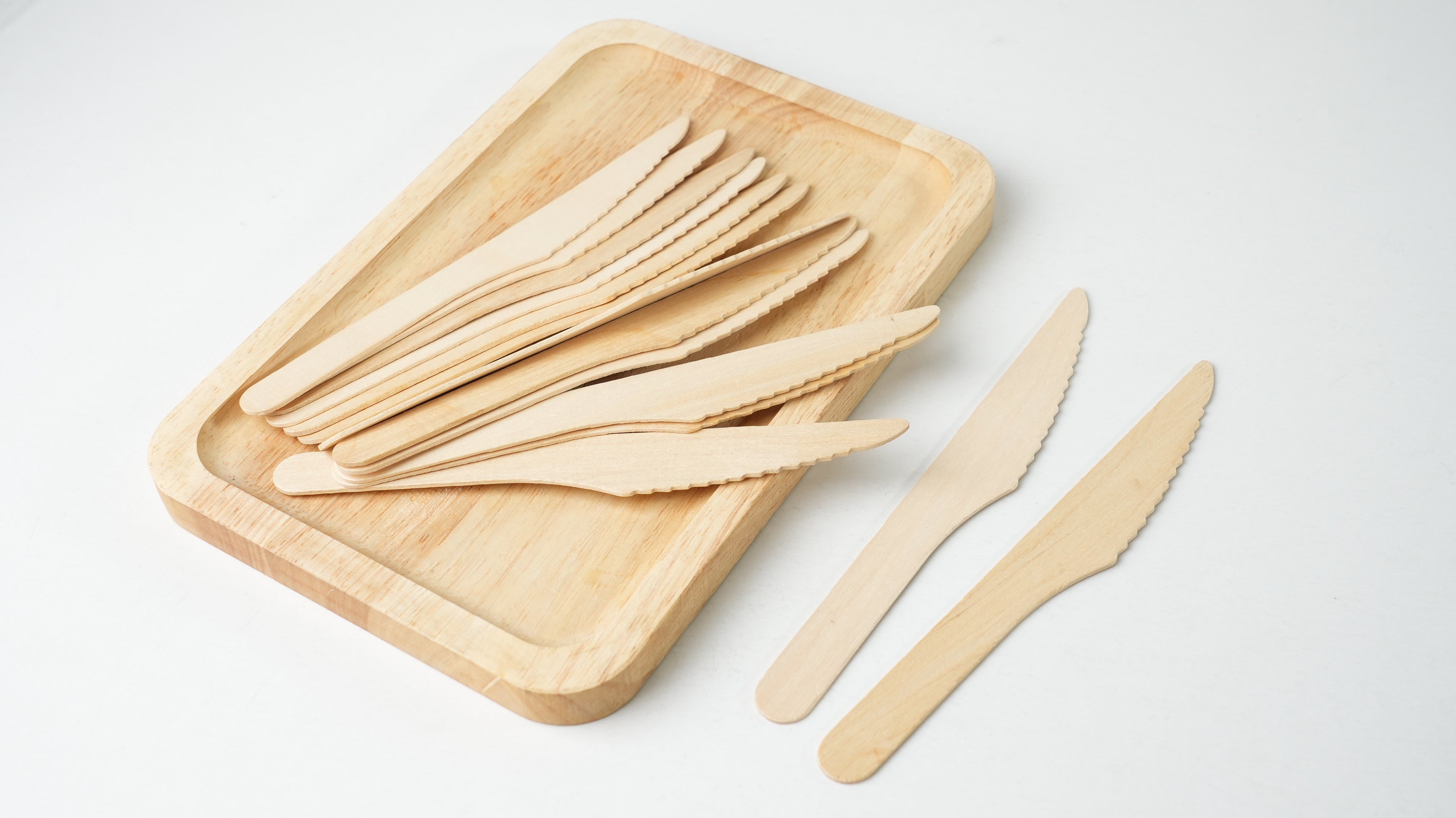 1000x Houten Mes 160mm 100% FSC Biologisch