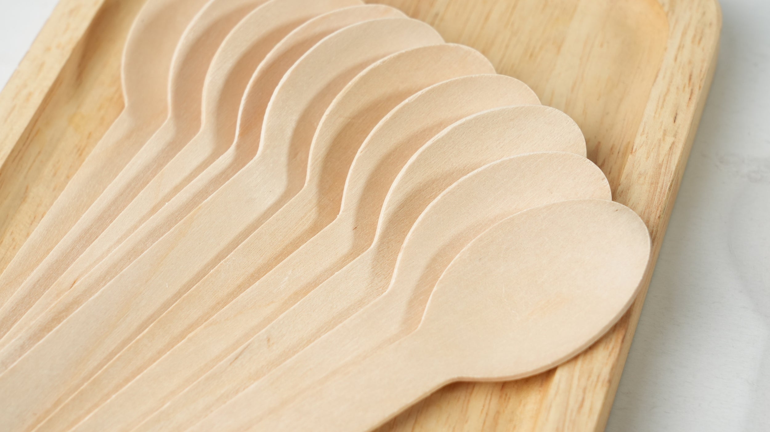 1000x Houten lepel 160mm 100% FSC Biologisch