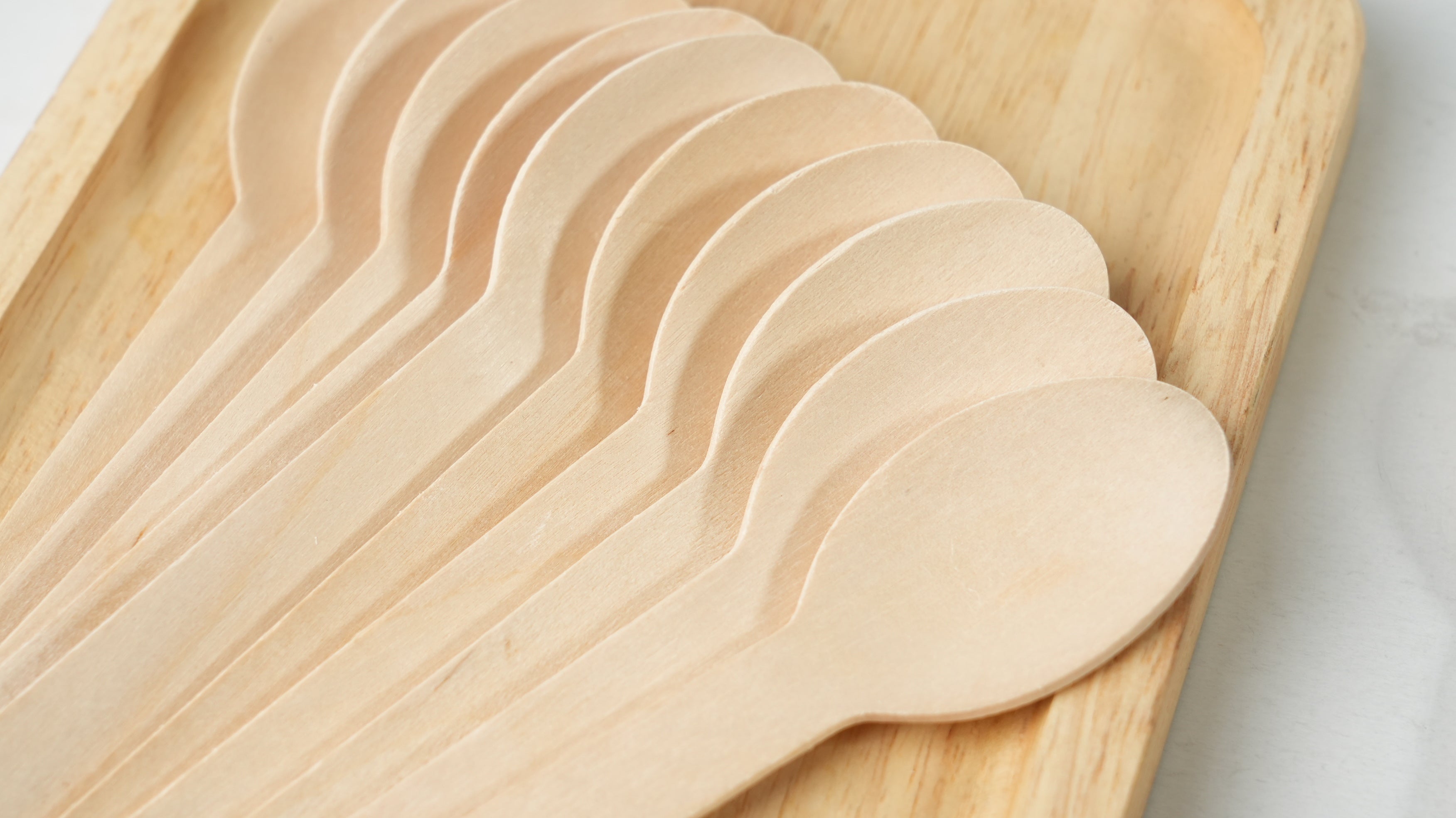1000x Houten lepel 160mm 100% FSC Biologisch