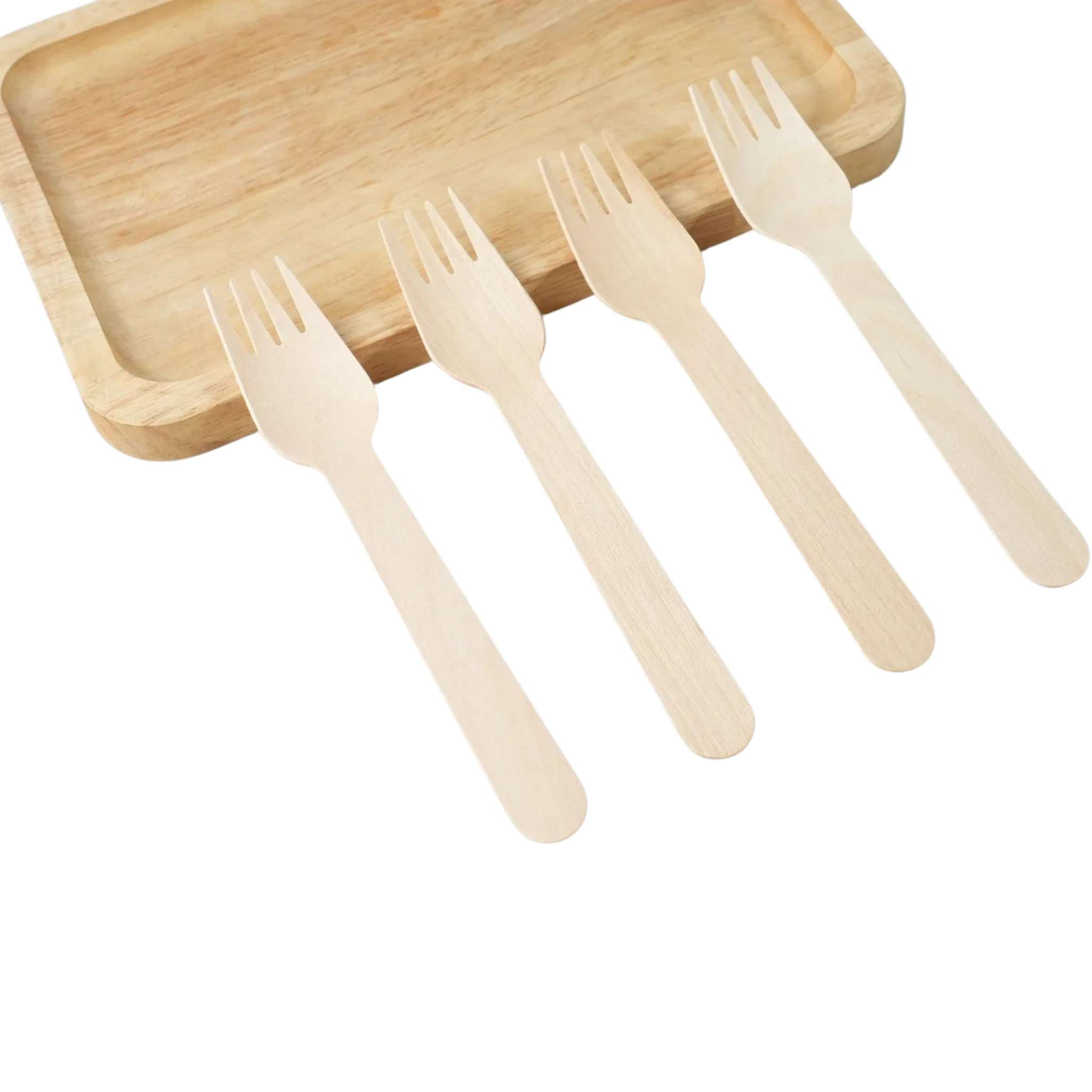 1000x Wooden Fork 160mm 100% FSC Organic
