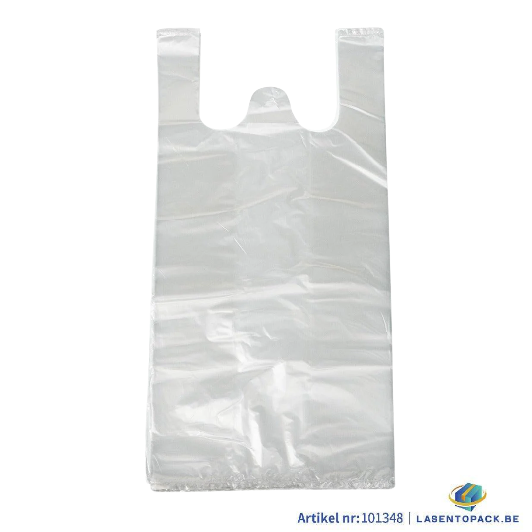 500x Hemddraagtas - 30cm x 60cm - Transparant