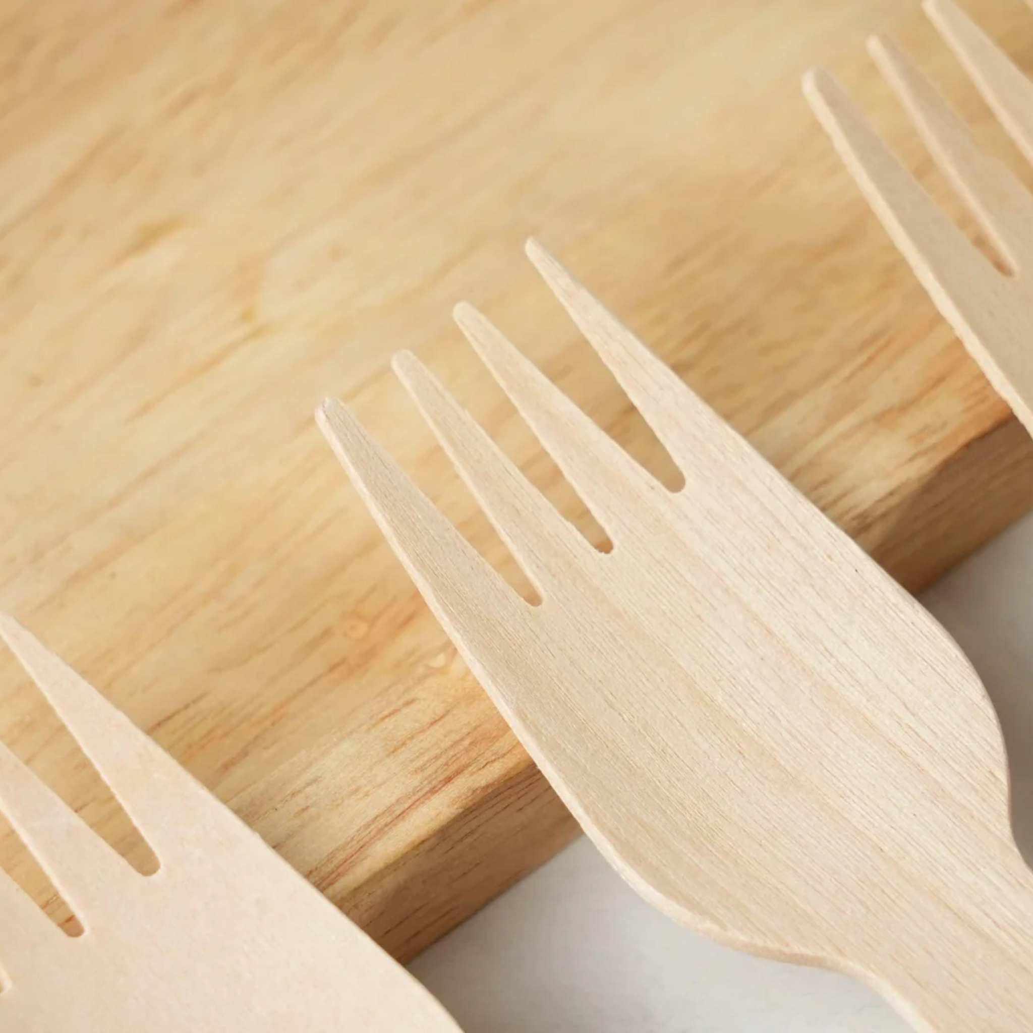 1000x Wooden Fork 160mm 100% FSC Organic