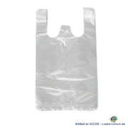 500x Hemddraagtas - 20cm x 35cm - Transparant